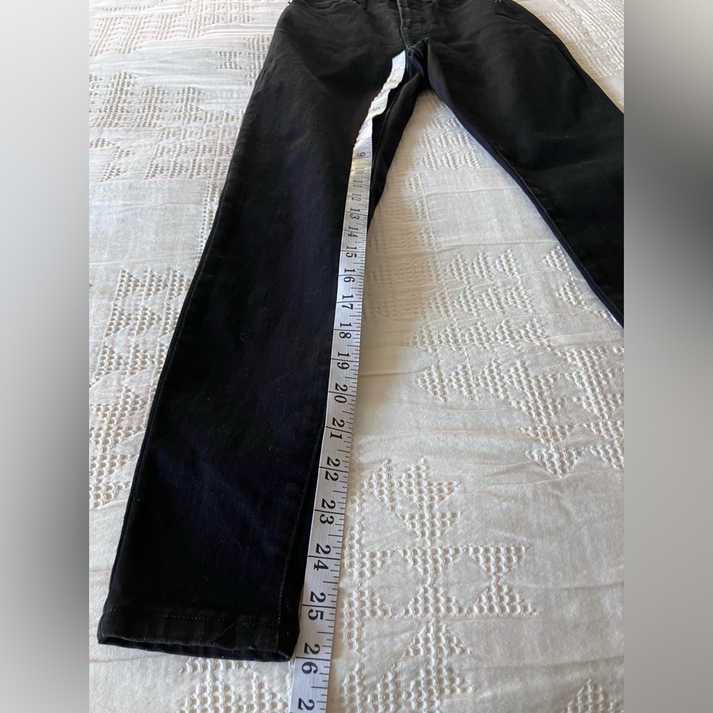 EVERLANE Curvy High-Rise Black Crop Skinny Jeans Size 23 - Picture 7 of 12